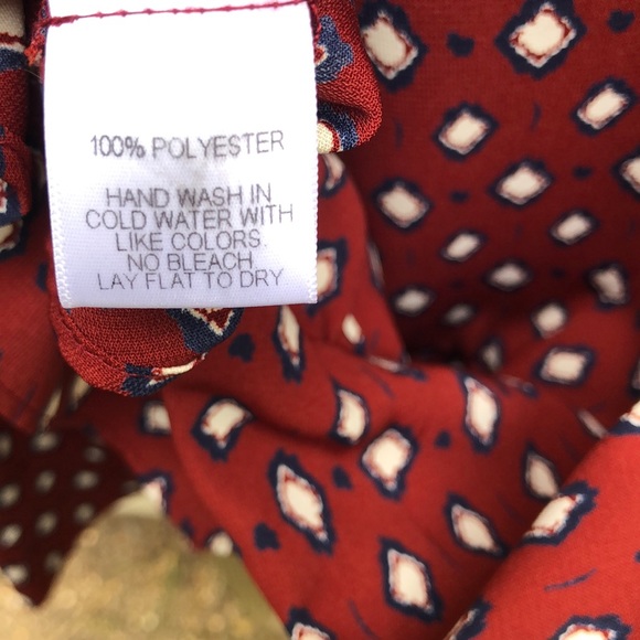 Gibson Bell Sleeve Ruffle Hem Blouse - Picture 9 of 9